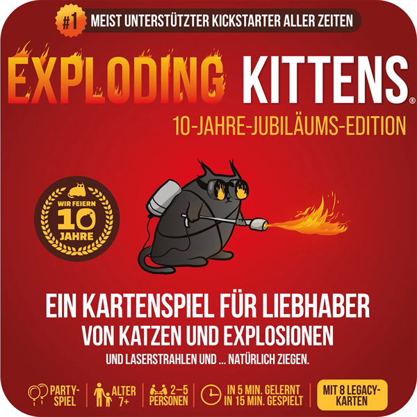 EXKD - Exploding Kittens: Jubil�ums-Edition, Tin