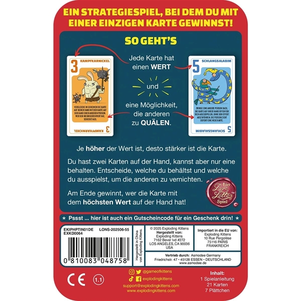 EXKD - Power Hungry Pets, Tin