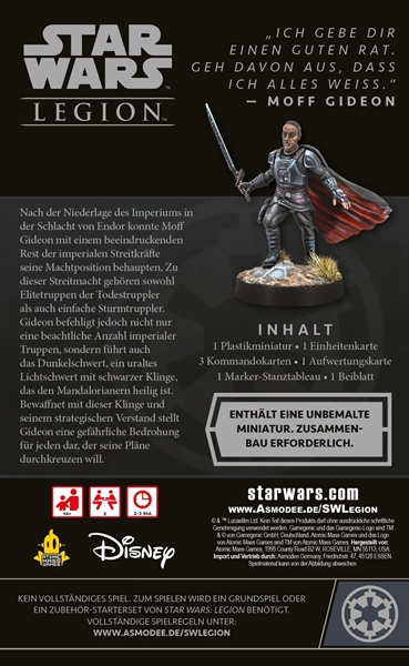 Star Wars: Legion - Moff Gideon