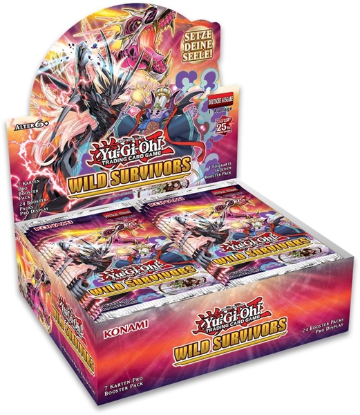 YGO - Wild Survivors Booster Display