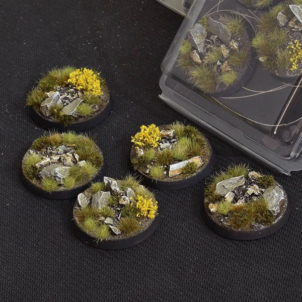 Gamers Grass - Highland Bases 5Stk.