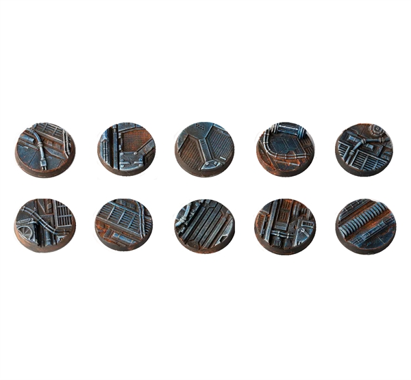 Gamers Grass - Spaceship Corridor Bases 10Stk.