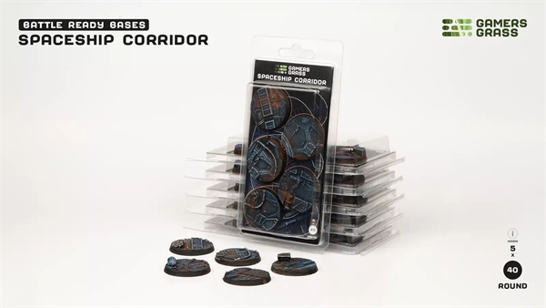 Gamers Grass - Spaceship Corridor Bases 5Stk.