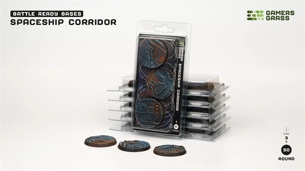 Gamers Grass - Spaceship Corridor Bases 3Stk.