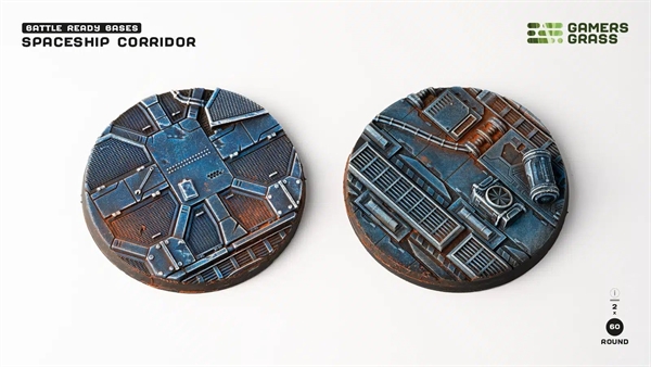 Gamers Grass - Spaceship Corridor Bases 2Stk.