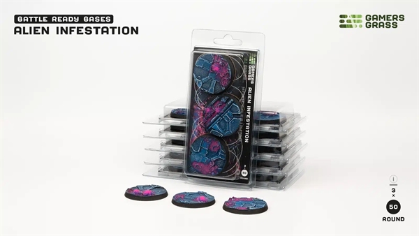 Gamers Grass - Alien Infestation Bases 3Stk.