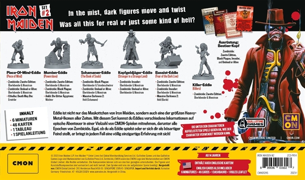 CMON - Iron Maiden Character Pack