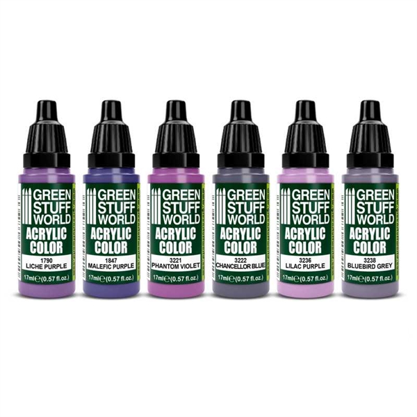 Green Stuff World - Farbset Darth Purple