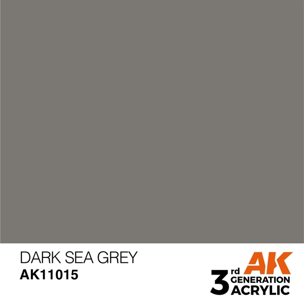 AK 3rd Generation Acrylics - Dark Sea Grey