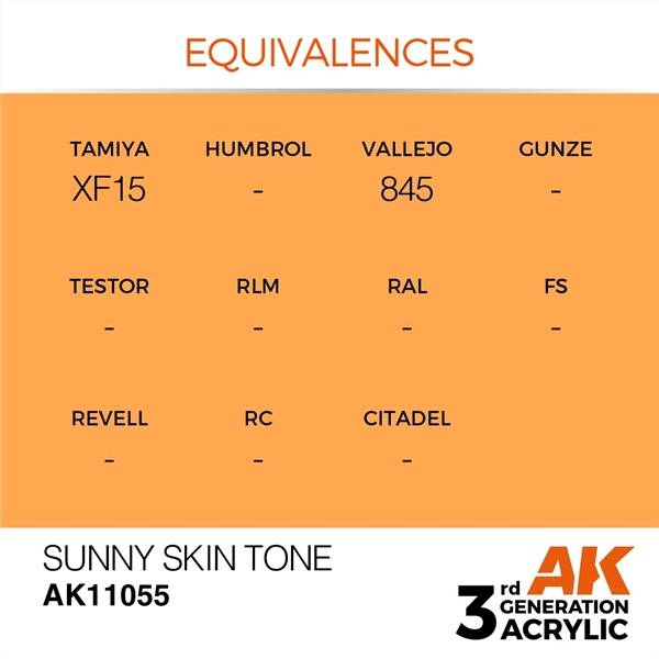 AK 3rd Generation Acrylics - Sunny Skin Tone