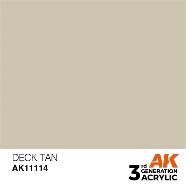 AK 3rd Generation Acrylics - Deck Tan
