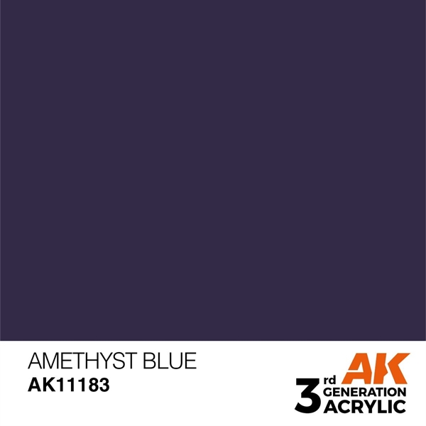 AK 3rd Generation Acrylics - Amethyst Blue
