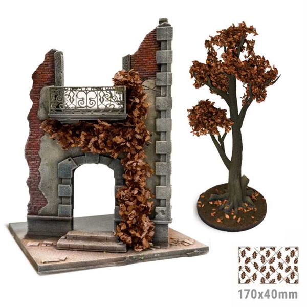 Green Stuff World - Bl�ttermatte, Eiche Braun