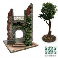 Green Stuff World -Bl�ttermatte, Eiche Dunkelgr�n