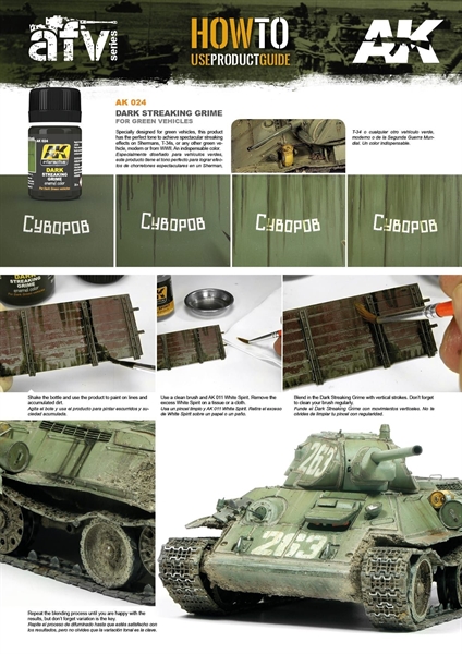 AK Interactive - Dark Streaking Grime