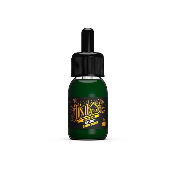 AK Interactive - The Inks: Camo Green