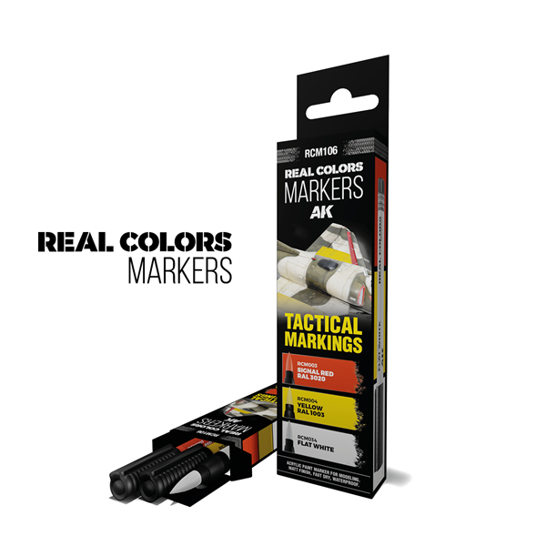 AK Real Colors - Markers Set, Tactical Markings