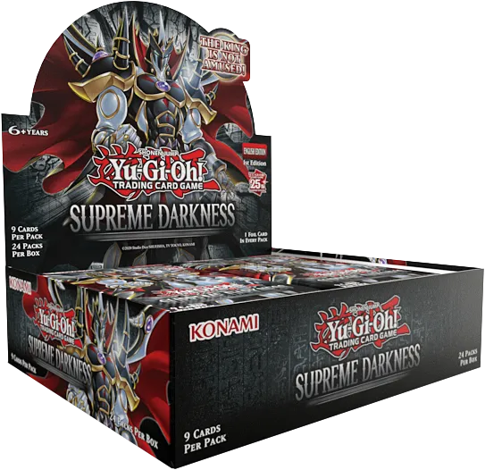 YGO - Supreme Darkness Booster Display