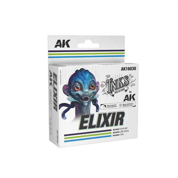 AK Interactive - The Inks: Elixir Colors Set