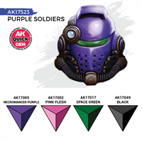AK Quick Gen. Acrylics - Set: Purple Soldiers
