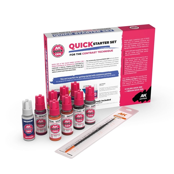 AK Quick Gen. Acrylics - Set: Starter