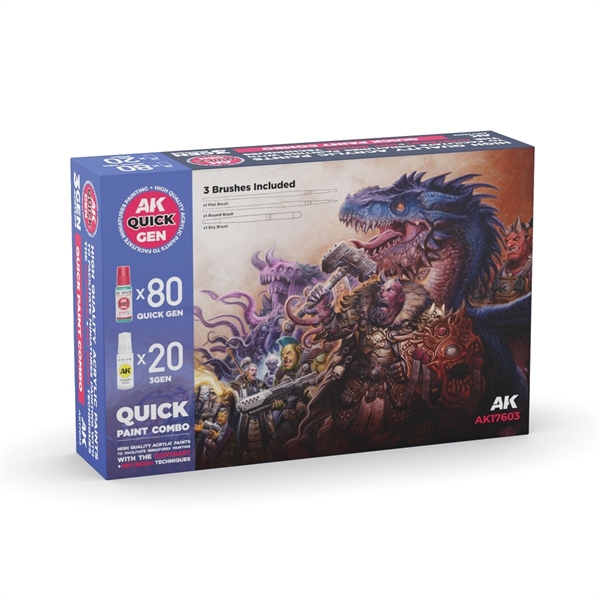 AK Quick Gen. Acrylics - Combo Set