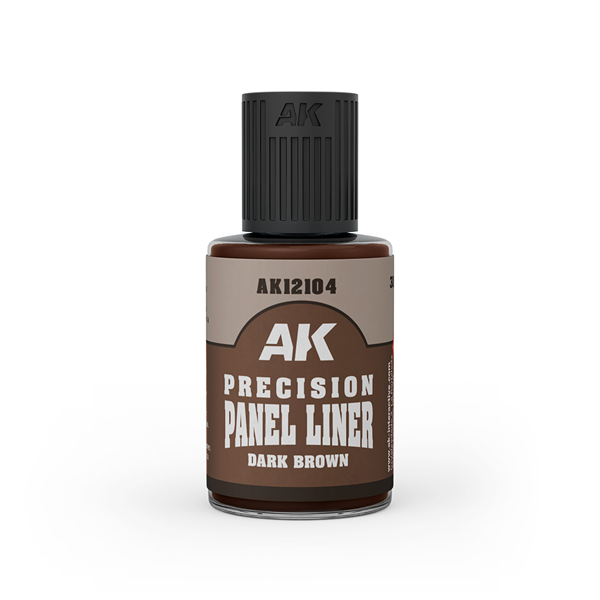 AK Interactive - Precision Paneliner, Dark Brown