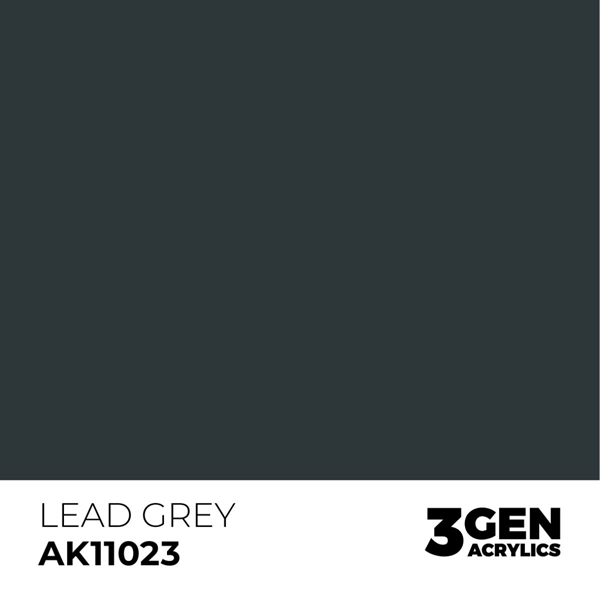 AK 3rd Generation Acrylics - Lead Grey