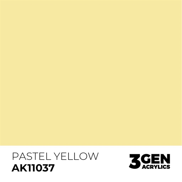 AK 3rd Generation Acrylics - Pastel Yellow