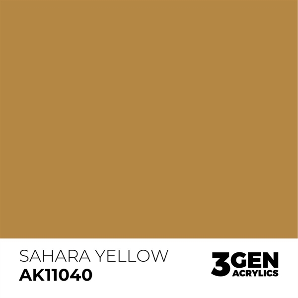 AK 3rd Generation Acrylics - Sahara Yellow