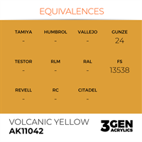 AK 3rd Generation Acrylics - Vulcanic Yellow