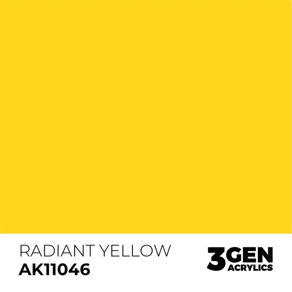 AK 3rd Generation Acrylics - Radiant Yellow