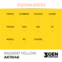 AK 3rd Generation Acrylics - Radiant Yellow