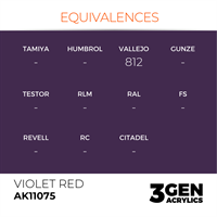 AK 3rd Generation Acrylics - Violet Red