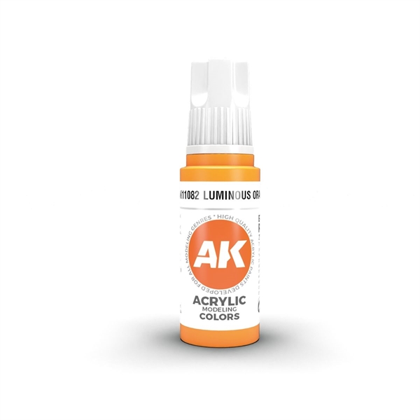 AK 3rd Generation Acrylics - Luminous Orange