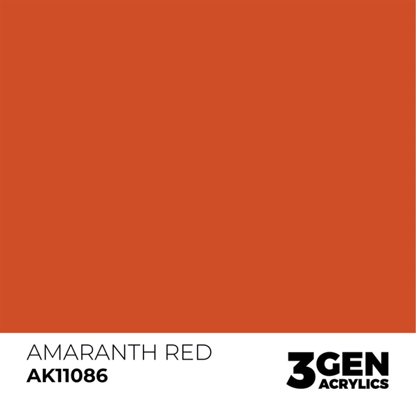 AK 3rd Generation Acrylics - Amaranth Red