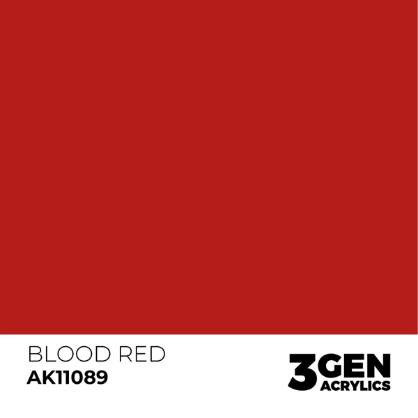 AK 3rd Generation Acrylics - Blood Red