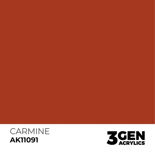 AK 3rd Generation Acrylics - Carmine