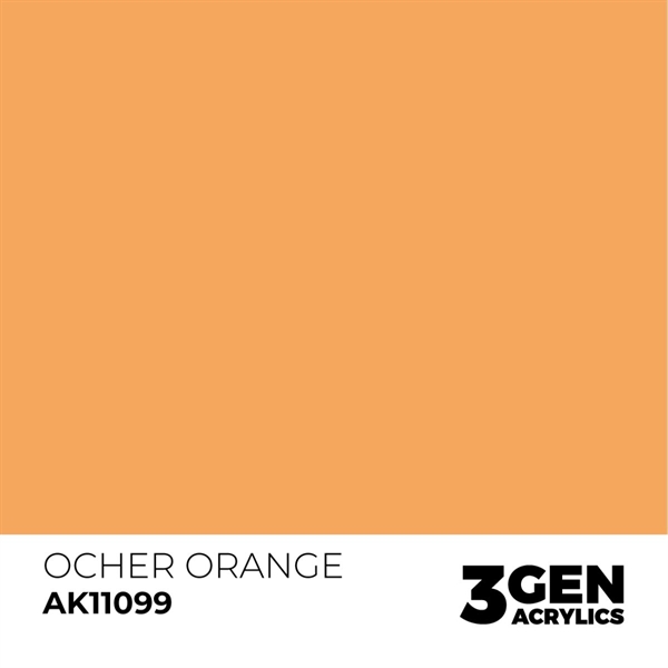 AK 3rd Generation Acrylics - Ocher Orange