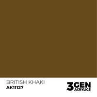 AK 3rd Generation Acrylics - British Khaki