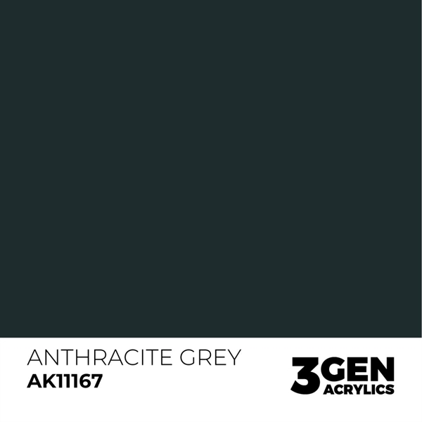 AK 3rd Generation Acrylics - Anthracite Grey