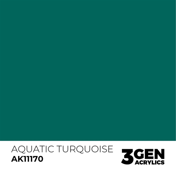 AK 3rd Generation Acrylics - Aquatic Turquoise