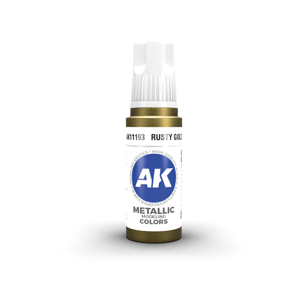 AK 3rd Generation Acrylics - Rusty Gold Metallic