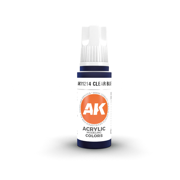 AK 3rd Generation Acrylics - Clear Blue