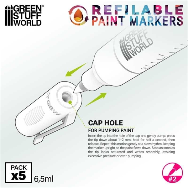 Green Stuff World - Nachf�llbare Marker 2mm