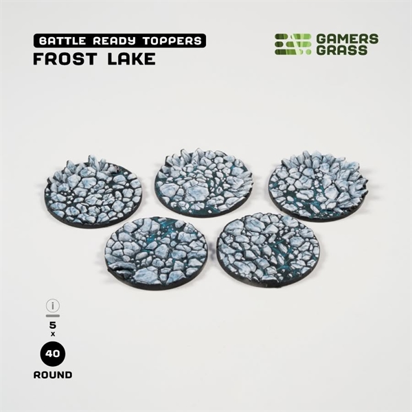 Gamers Grass - Base Toppers, Frost Lake 5Stk.
