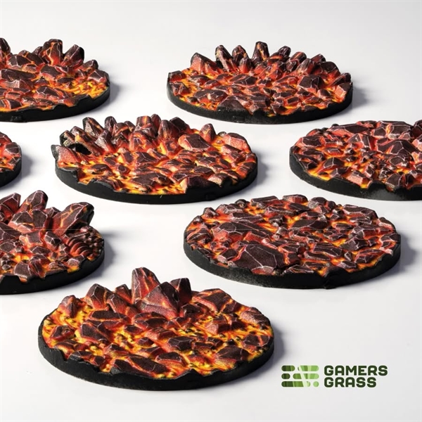 Gamers Grass - Base Toppers, Molten Lava 8Stk.