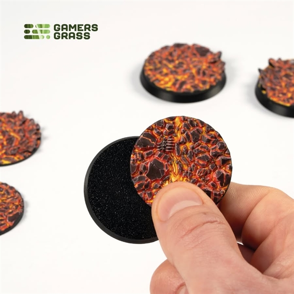 Gamers Grass - Base Toppers, Molten Lava 5Stk.