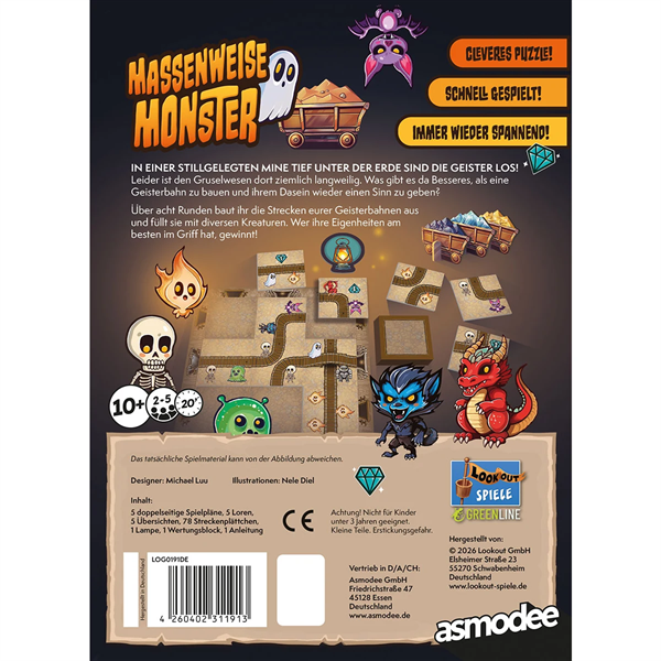 Lookout Spiele - Massenweise Monster