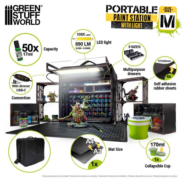 Green Stuff World - Tragbare Paint Station